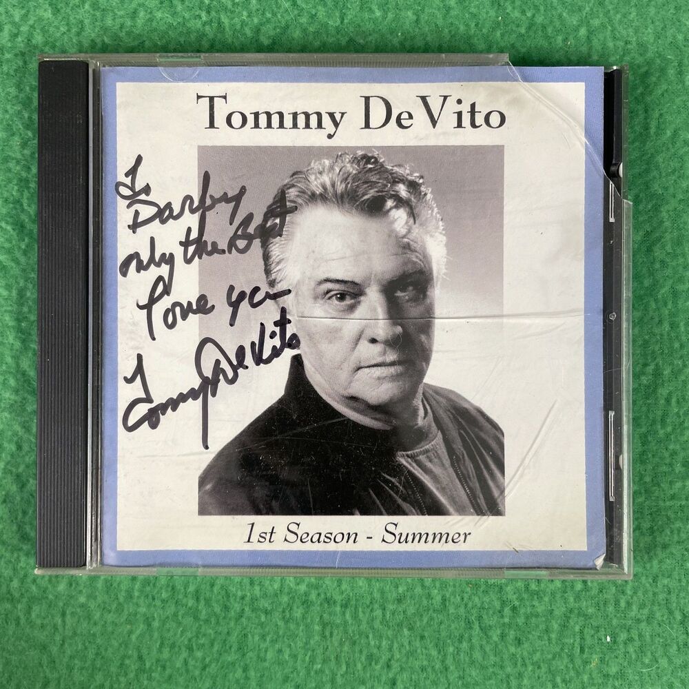 Tommy DeVito 4 Seasons Hall Of Famer Rare Autographed Solo Cd